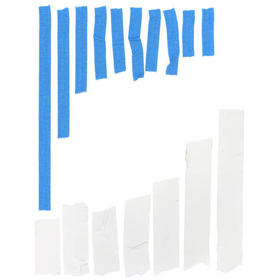 Blue White Tape Texture PNG Graphic Asset