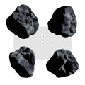 asteroid video footage 4k alpha