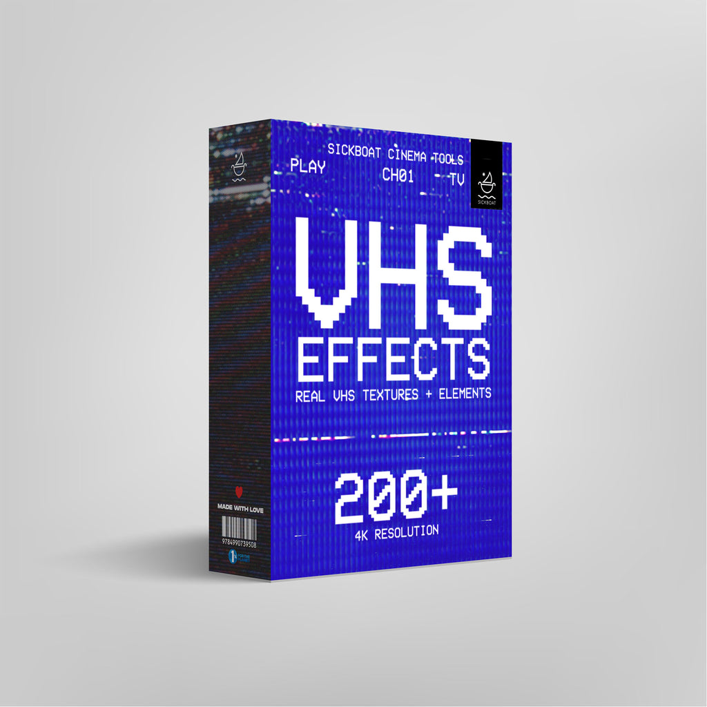 Vhs Graphics VHS Effects: Real VHS Texture Overlays (4K) | Sickboat