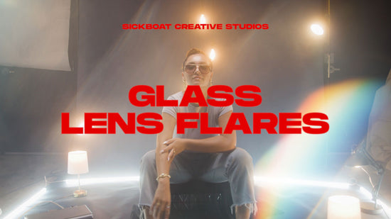 glass lens flares for video photo