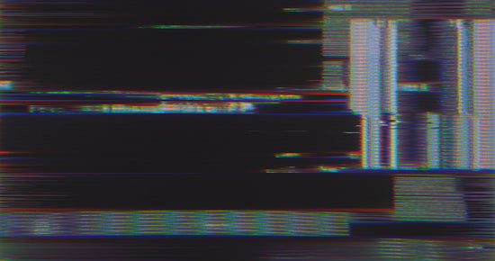 glitch texture for video editing