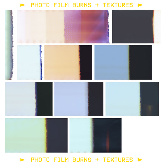 photo film burn texture