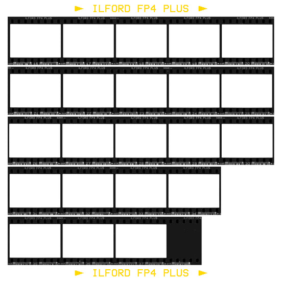 photo film frame png ilford fp4 plus