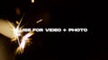sparkler lens flares video photo