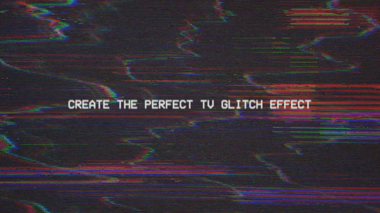 tv glitch effect