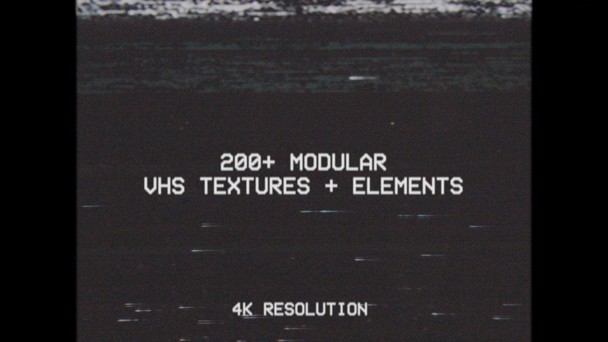 VHS Effects: Real VHS Texture Overlays (4K) | Sickboat