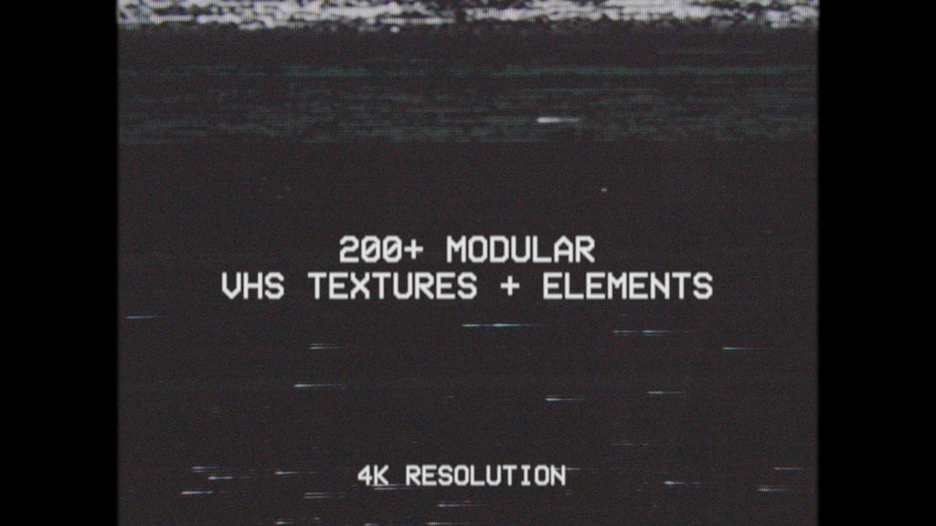 VHS Effects Real VHS Texture Overlays (4K) Sickboat
