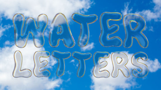 water letters