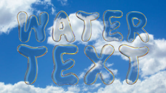 water text