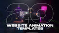 website animation template