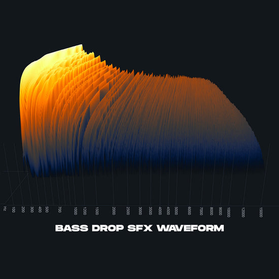 Bass Drop SFX Waveform For Films and Trailers