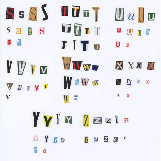 magazine cut out letters png