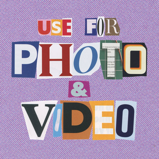 magazine cut out letters for photo and video