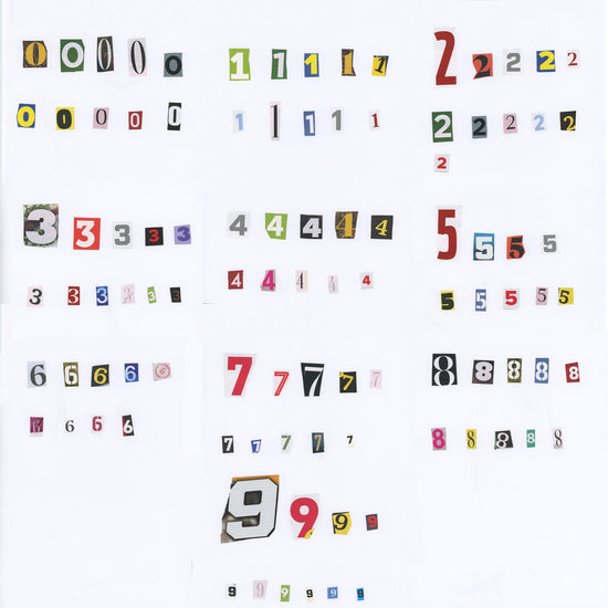 magazine cut out numbers png