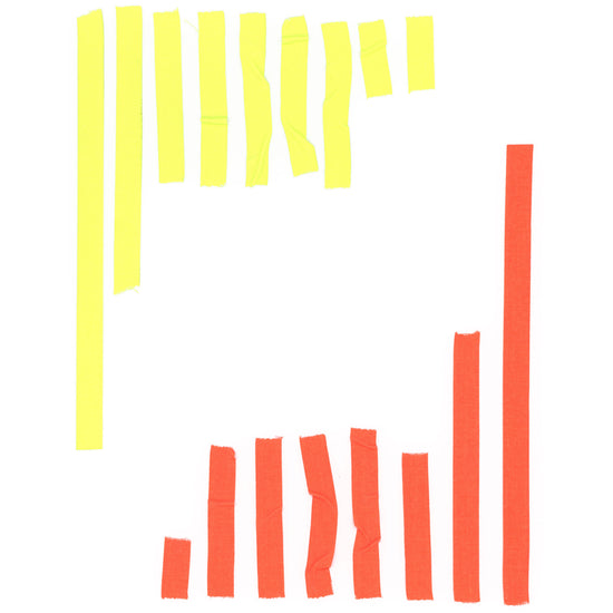 Neon Yellow Orange Tape Texture PNG Graphic Asset