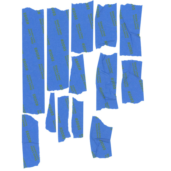 Painters Blue Tape Texture PNG Graphic Asset