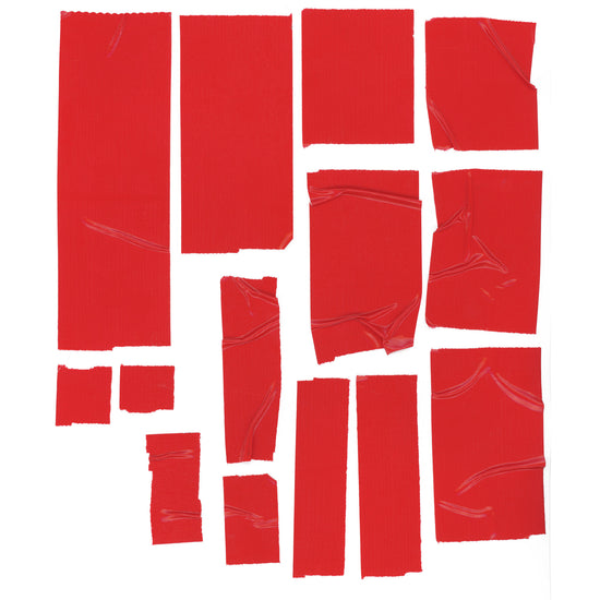 Red Gaffers Tape Texture PNG Graphic Asset