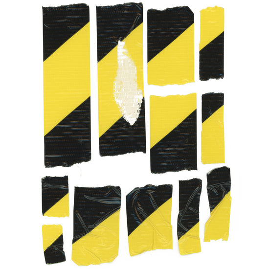 Warning Tape Texture PNG Graphic Asset