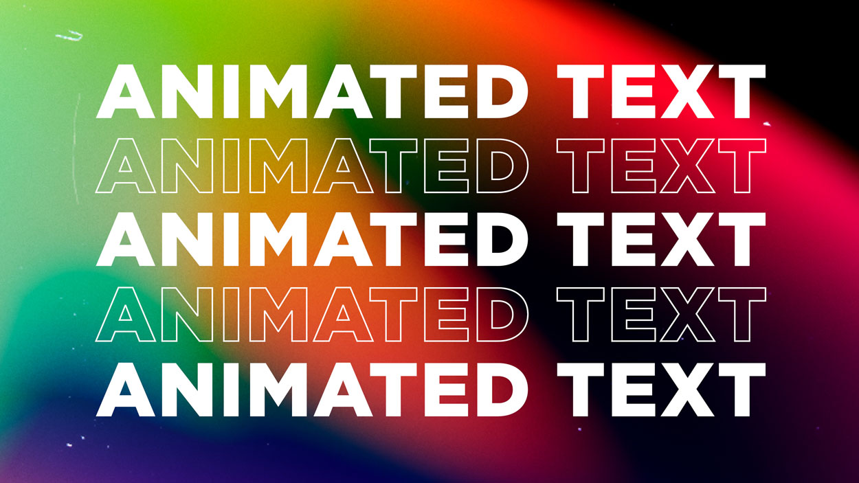 Type Animated Text Example Kinetic Type Pack: Animated Text Kit Vol. 1 | Sickboat