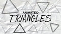 animated triangles