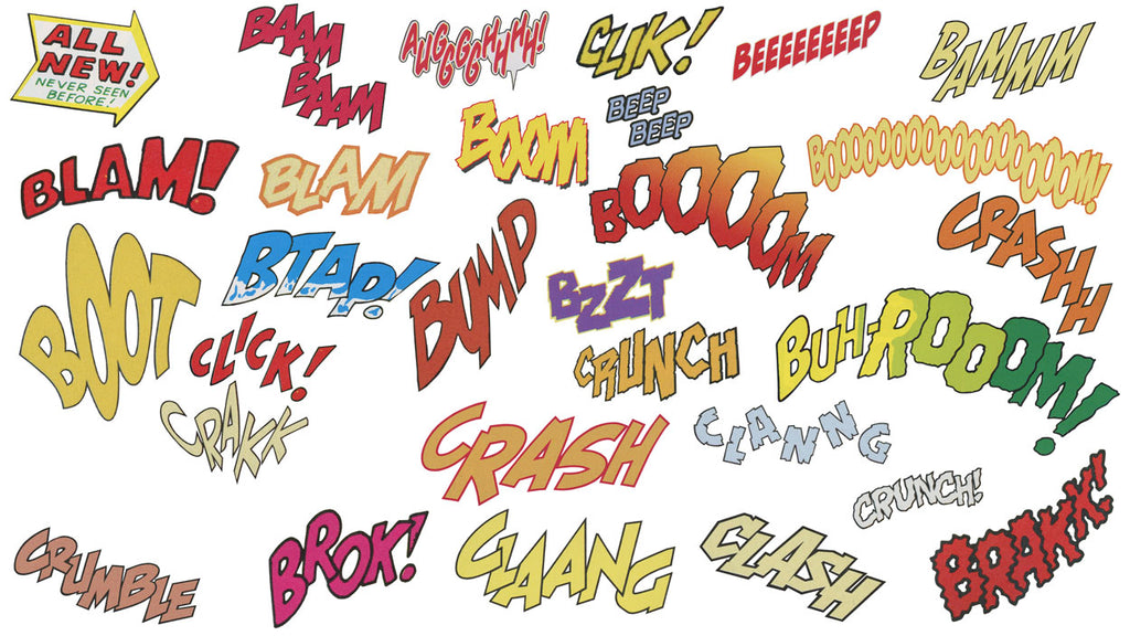Superhero: Comic Book Words PNG | Sickboat