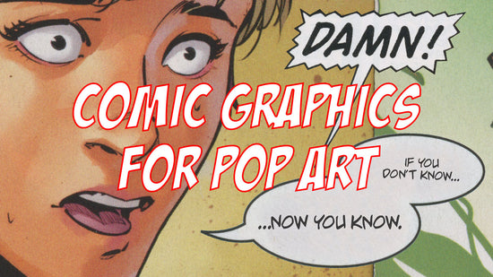 comic graphics for pop art