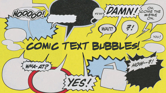 comic text bubbles