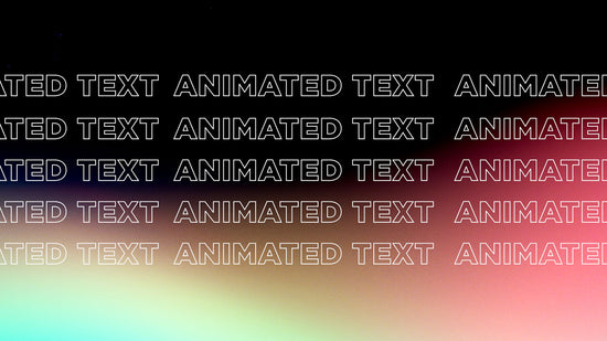animated text kinetic type