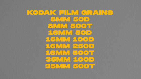 kodak film grain