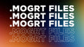 mogrt files